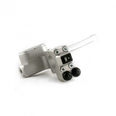 Contacteur ISR - 1 rocker + 2 poussoirs - Position droite - CNC - Guidon 25,4mm