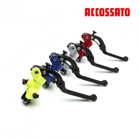 Master Cylinder ACCOSSATO Brake 19x18 "Color" with Révolution Lever
