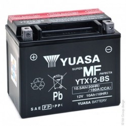 Batterie YUASA YTX12-BS (CBTX12-BS / CBTX12BS / BTX12 / FBTX12)
