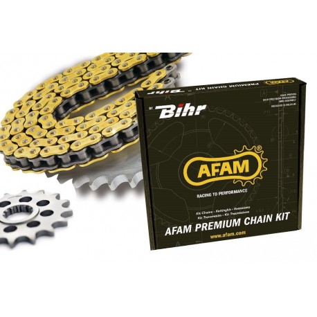Kit Chaine AFAM - 1000 ETV CAPONORD 01-03 APRILIA - Acier - Chaine 525XHR3-Renforce