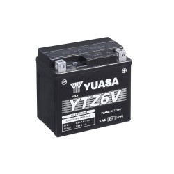 Batterie YUASA YTZ6V sans entretien activée usine