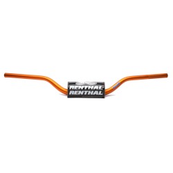 Guidon Ø28,6mm sans barre RENTHAL Fatbar® KTM SX 85 13-15 orange/ mousse noire