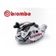 KIT REAR CALIPER BREMBO CNC NICKEL WITH CARRIER GSXR1000 09-15