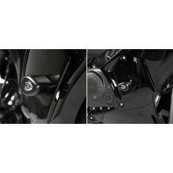 Tampons de protection R&G RACING Aero noir Honda CBF1000F/Travel