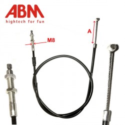 Clutch cable longer 118cm / run 6.5cm