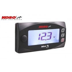 Voltmetre & montre KOSO Mini 3