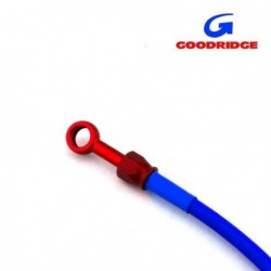 Brake Line 150cm ( 59" ) BLUE - Fittings RED